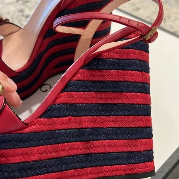 Nib Gucci wedges 36.5 - Picture 6 of 8